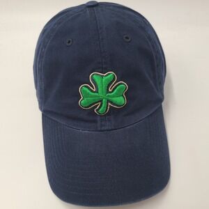 Notre Dame Fighting Irish Hat Fitted (Seems L) Twins Enterprise Blue Green NCAA